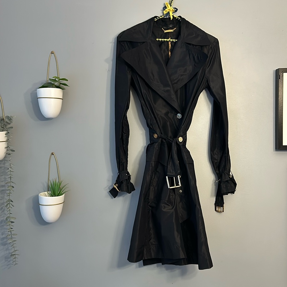 Roberto Cavalli silk trench coat (2006)